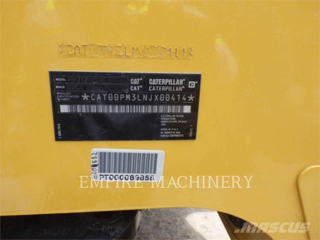 CAT PM312-02 Asphalt pavers