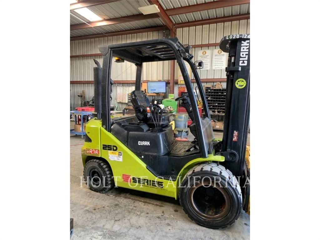 Clark S25D Diesel Forklifts
