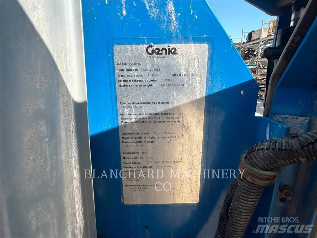 Genie Z34/22 Articulated boom lifts