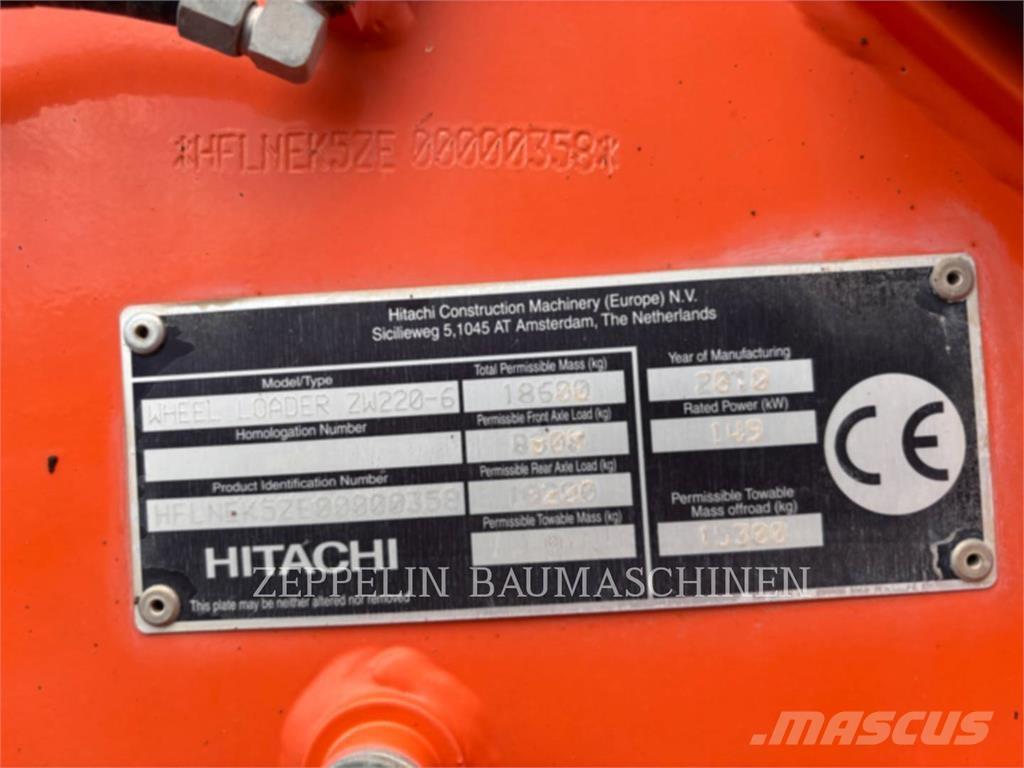 Hitachi ZW220 Wheel Loaders