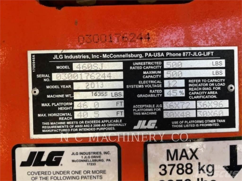 JLG 460SJ Crawler Excavators