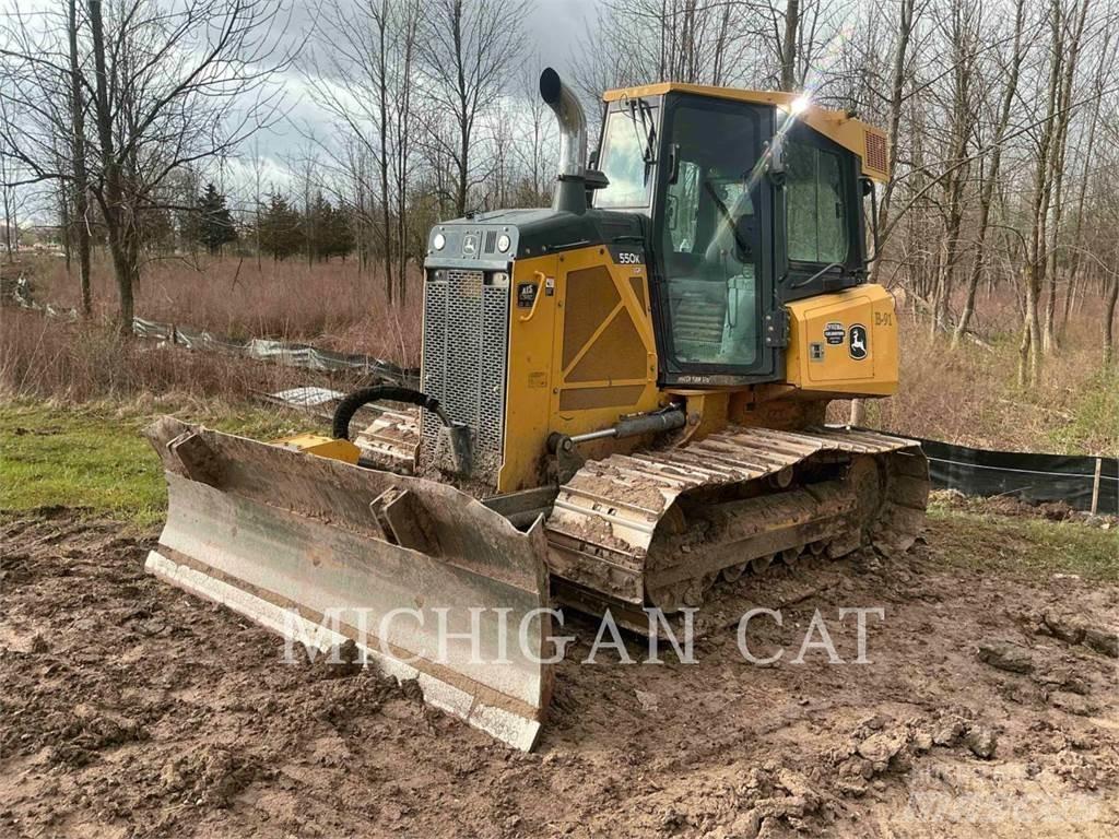 John Deere 550K LGP Crawler dozers