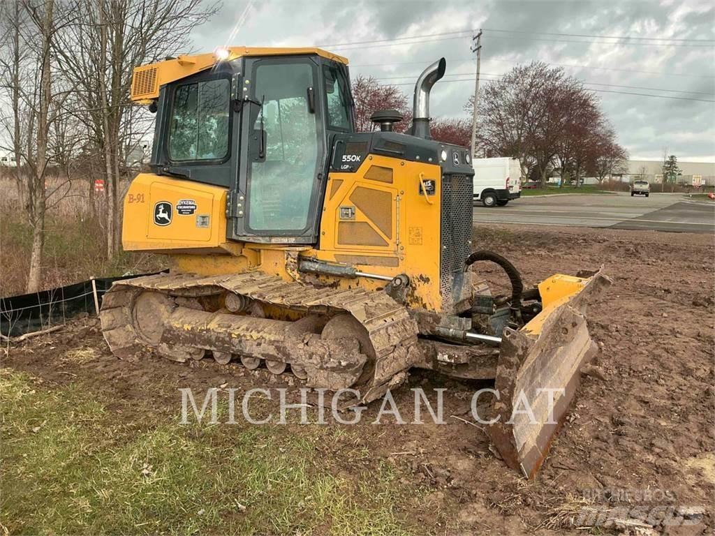 John Deere 550K LGP Crawler dozers