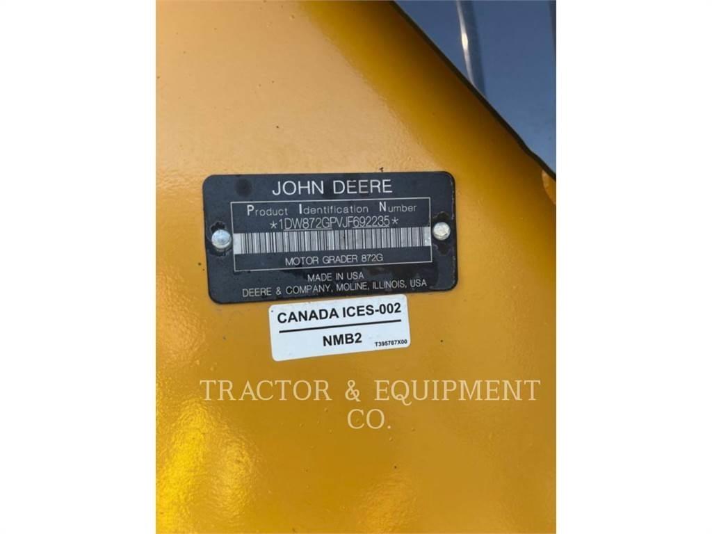 John Deere 872GP Motor Graders
