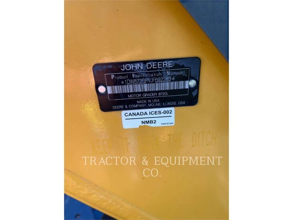John Deere 872GP Motor Graders