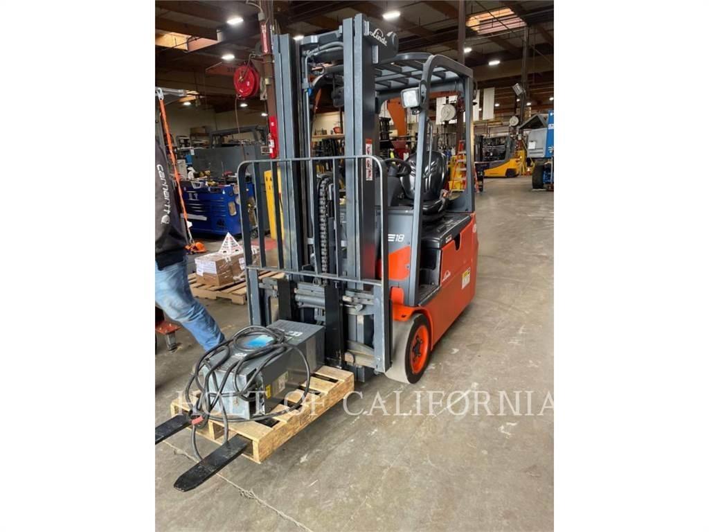 Linde E18 Electric Forklifts
