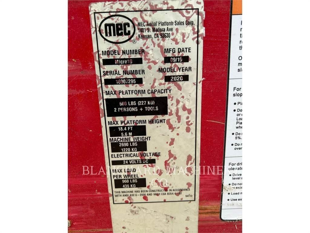 MEC MICRO 19 Scissor Lifts