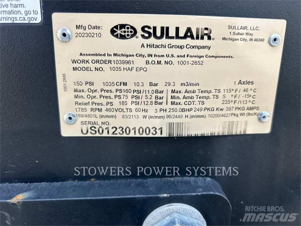 Sullair E1035HAF Air Compressor