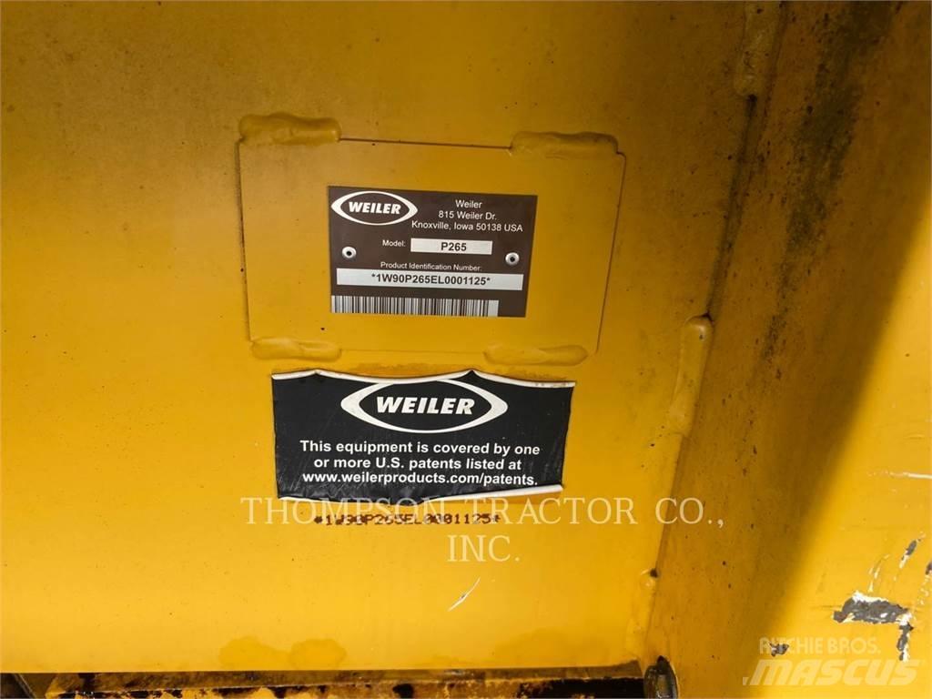 Weiler P265FV Asphalt pavers
