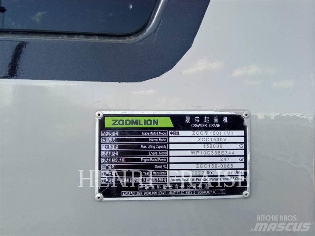 Zoomlion ZCC1500V Mobile and all terrain cranes