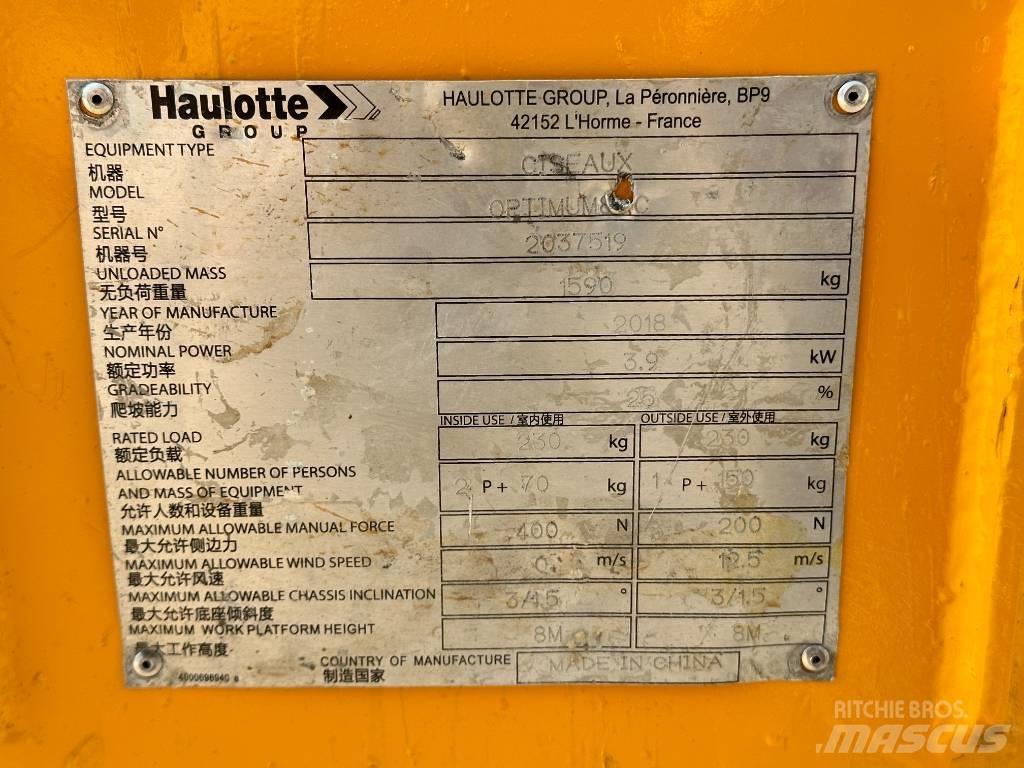 Haulotte OPTIMUM 8 Scissor Lifts