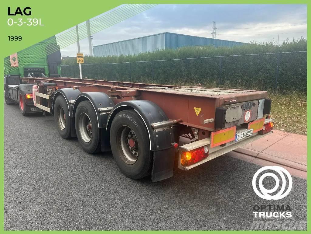 LAG 0-3-39L Container trailers
