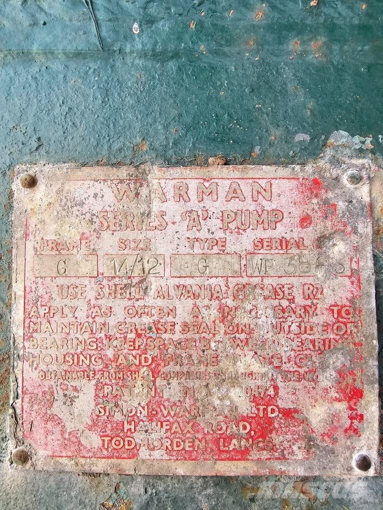 Warman pump 14/12'' Dredgers