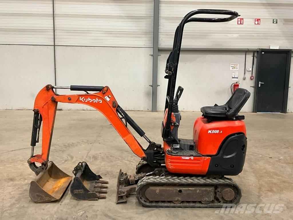 Kubota K 008-3 Mini Excavators <7t (Mini Diggers)