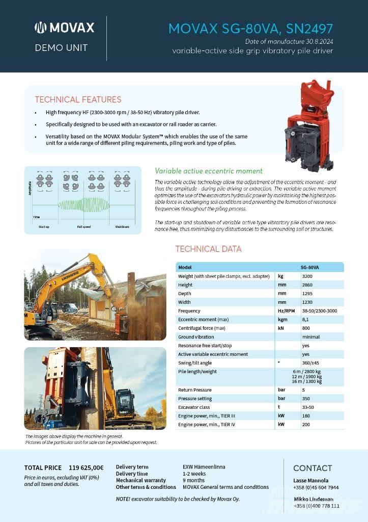 Movax SG-80VA Hammers / Breakers