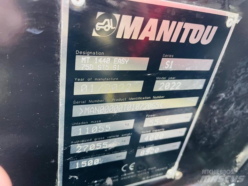 Manitou MT 1440 Easy Telescopic Handlers