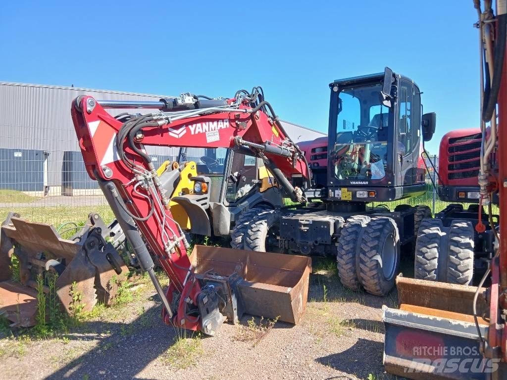 Yanmar B 75 W Wheeled Excavators