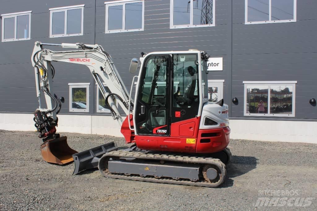Takeuchi TB 260 Mini Excavators <7t (Mini Diggers)