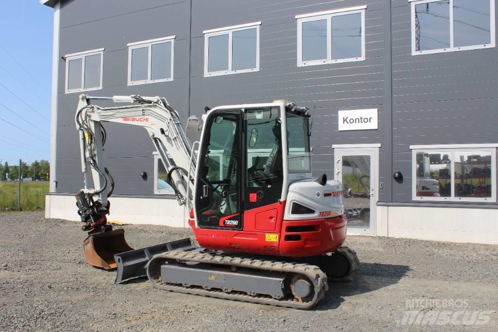 Takeuchi TB 260 Mini Excavators <7t (Mini Diggers)
