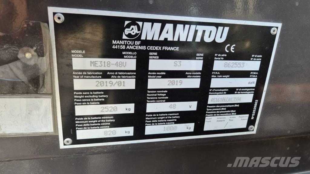 Manitou ME 318 Electric Forklifts
