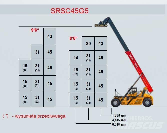 Sany SRSC45G5 Reach Stackers