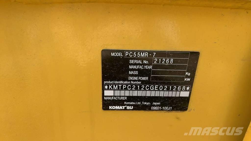 Komatsu PC 55 MR Crawler excavators