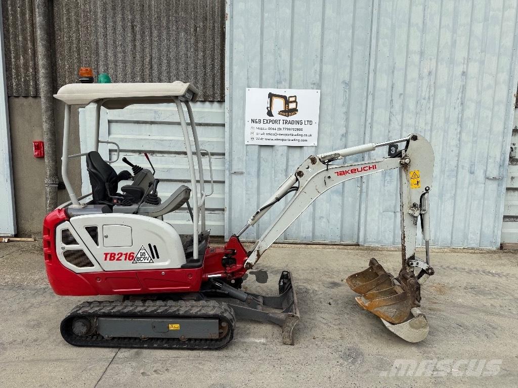 Takeuchi TB 216 Mini Excavators <7t (Mini Diggers)