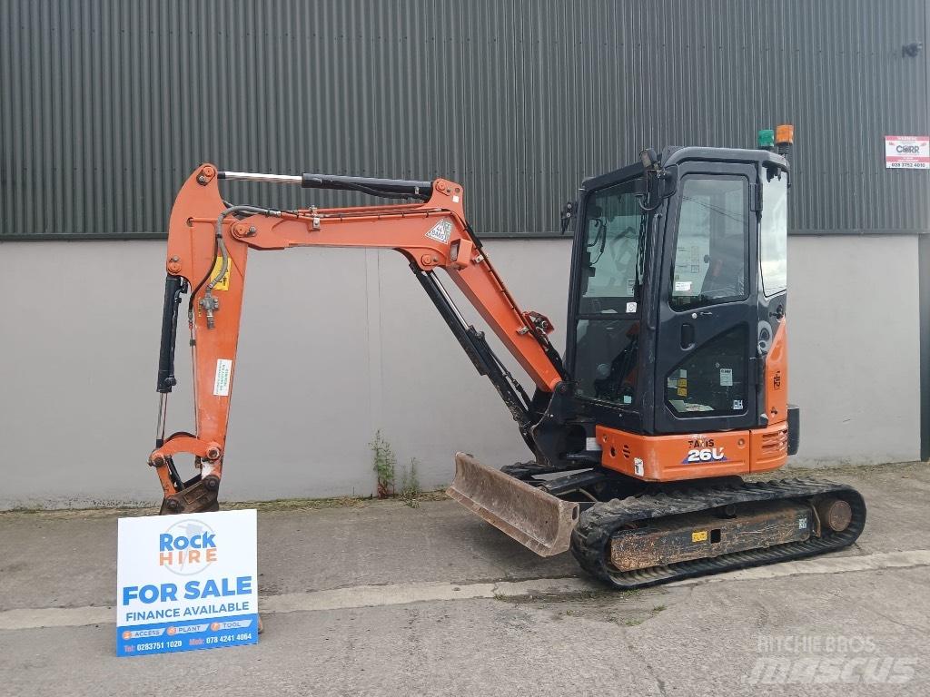 Hitachi ZX 26 U-6 Mini Excavators <7t (Mini Diggers)