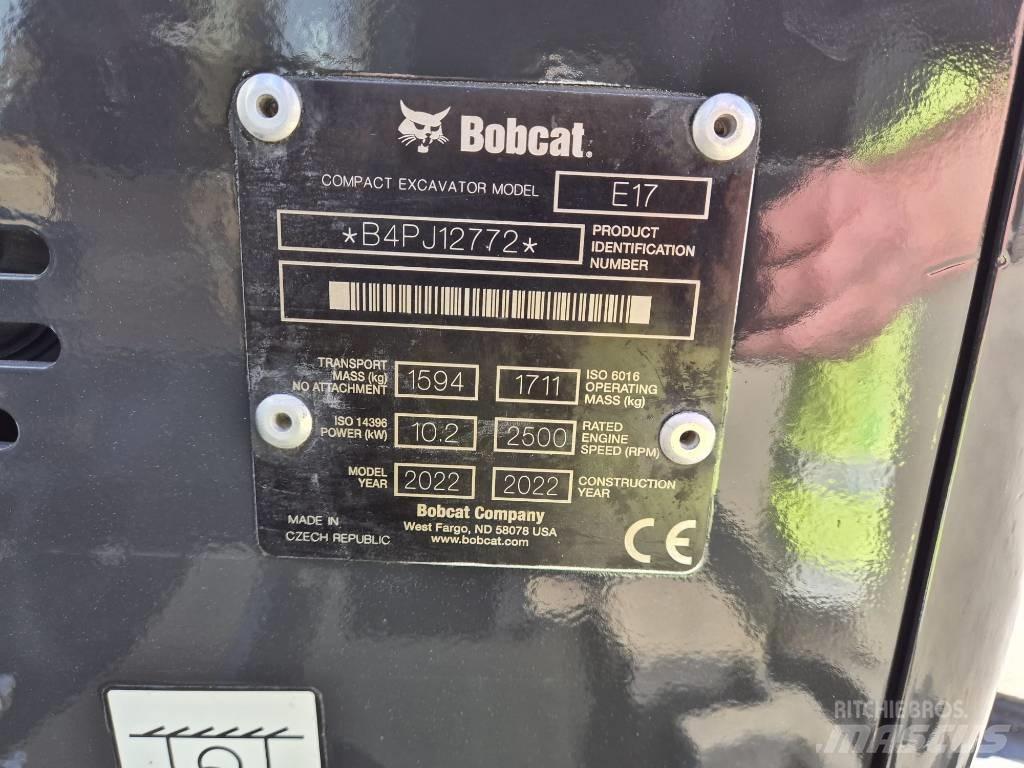 Bobcat E 17 Mini Excavators <7t (Mini Diggers)