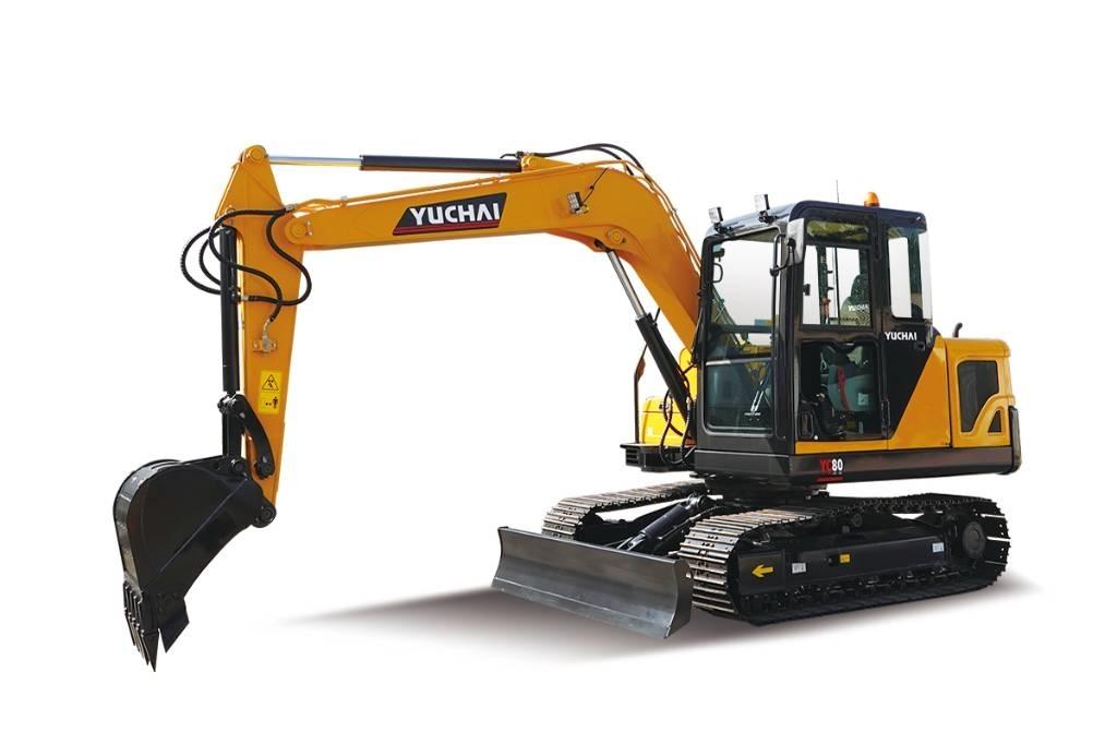 Yuchai YC80 PREMIUM Crawler Excavators