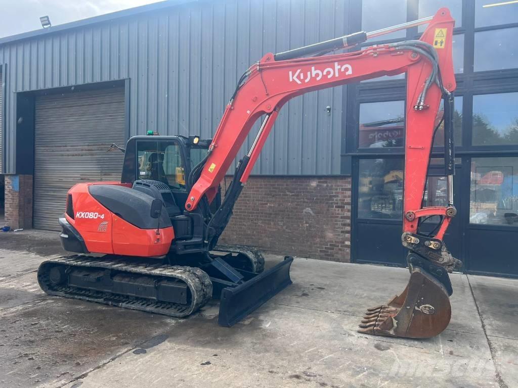 Kubota KX 080-4 Mini Excavators <7t (Mini Diggers)