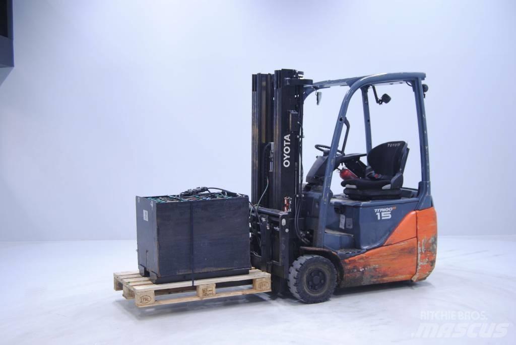 Toyota 8FBE15T Electric Forklifts