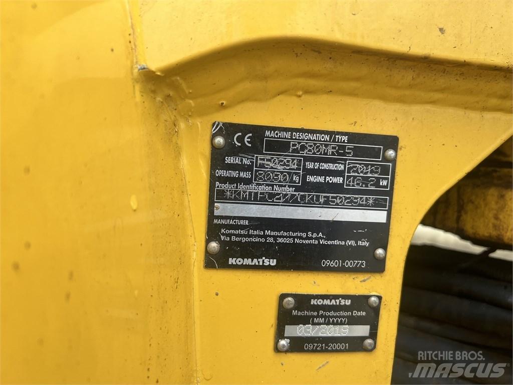 Komatsu PC 80 MR Mini excavators  7t - 12t