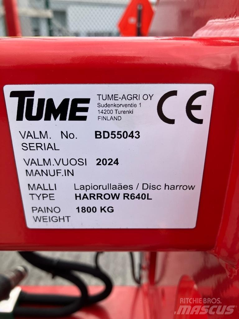 Tume Harrow R640L Harrows