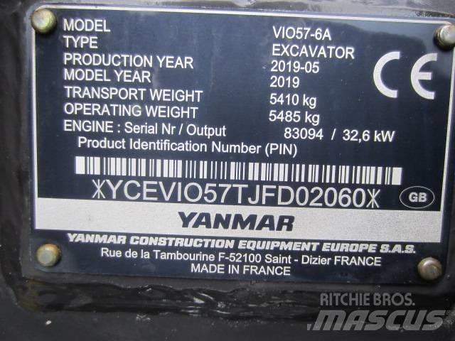 Yanmar Vio 57 Mini Excavators <7t (Mini Diggers)