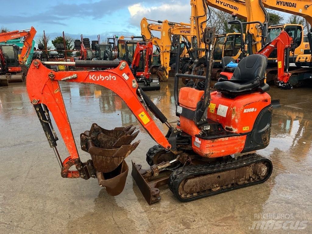 Kubota K 008-3 Mini Excavators <7t (Mini Diggers)