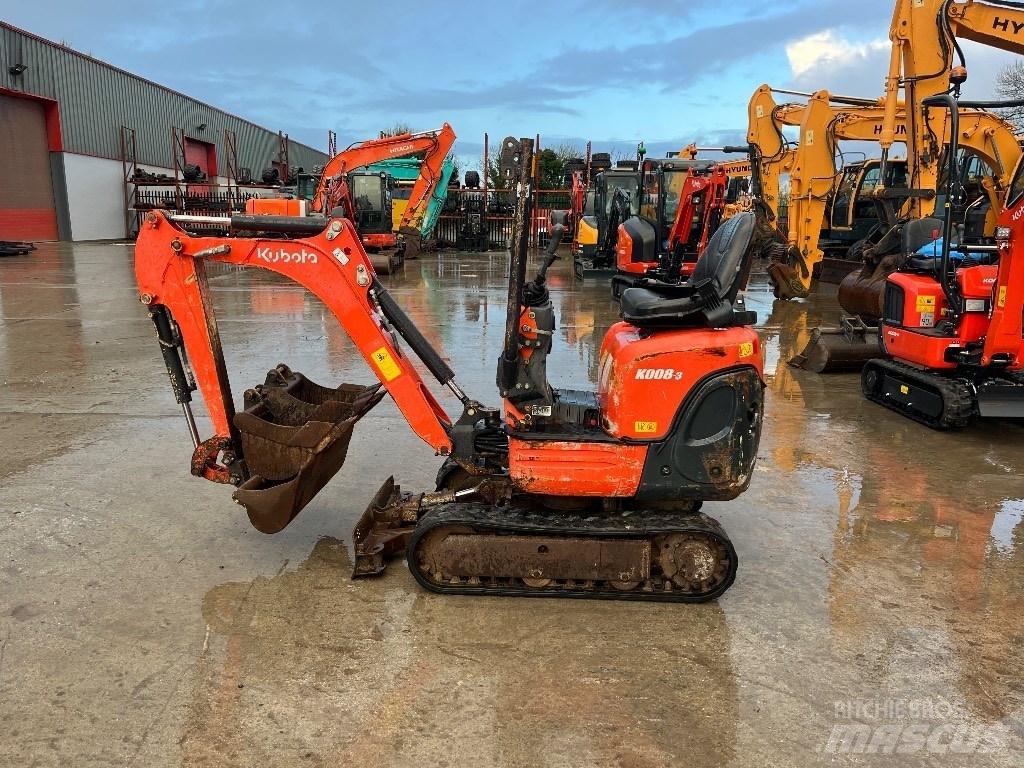 Kubota K 008-3 Mini Excavators <7t (Mini Diggers)
