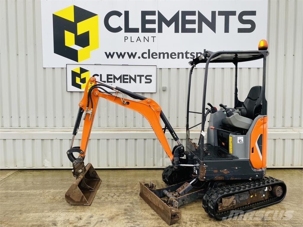 Doosan DX17Z Mini Excavators <7t (Mini Diggers)