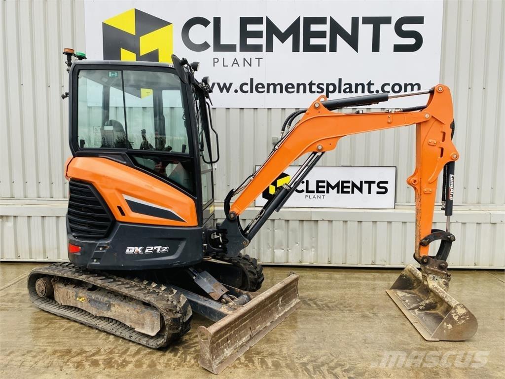 Doosan DX27Z Mini Excavators <7t (Mini Diggers)