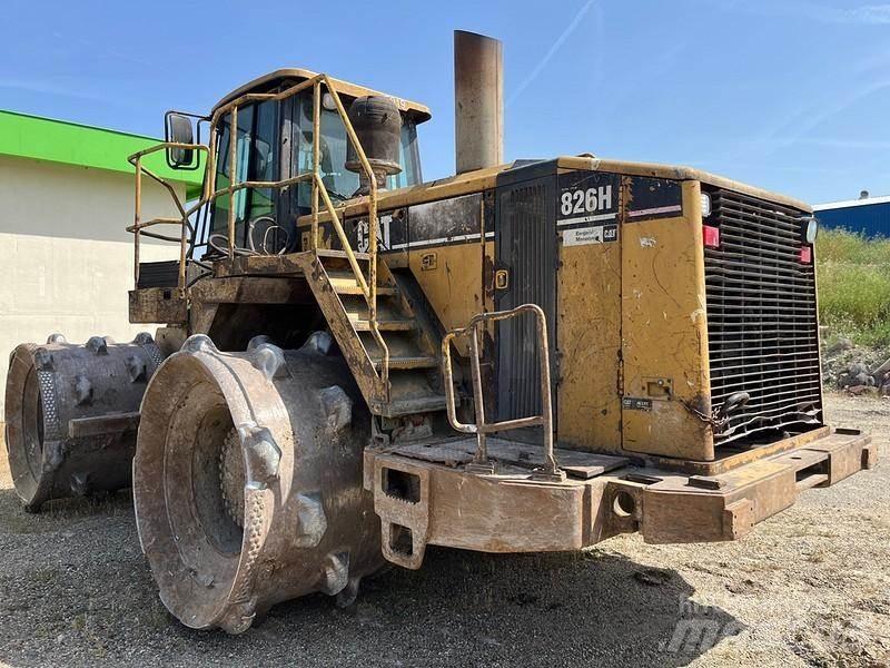 CAT 826H Landfill compactors