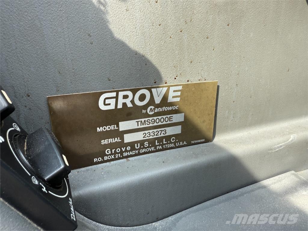 Grove TMS9000E Mobile and all terrain cranes