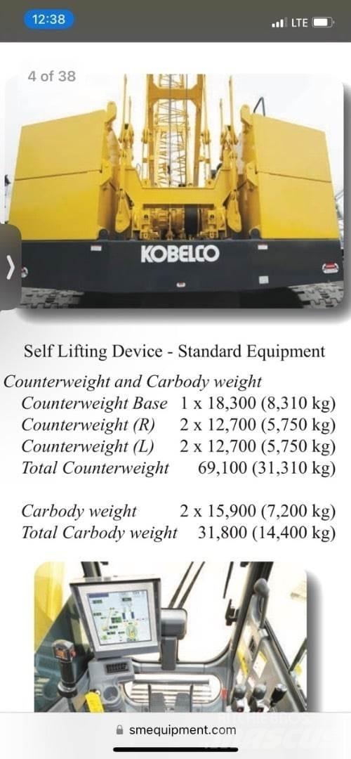 Kobelco CK1100G-2 Crawler Cranes