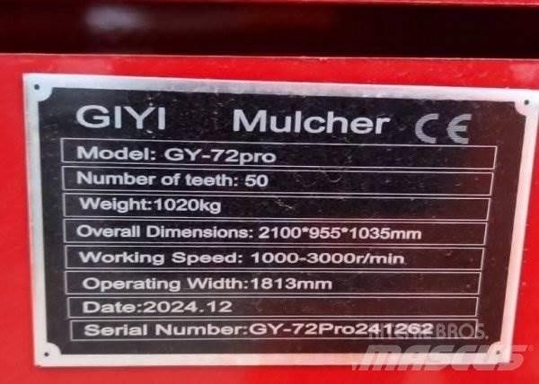  _JINÉ GIYI GY-72pro Forestry Mulchers
