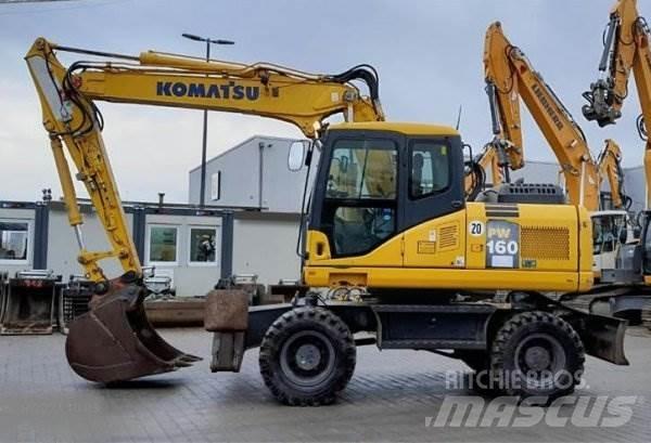 Komatsu PW 160-7E0 Wheeled Excavators