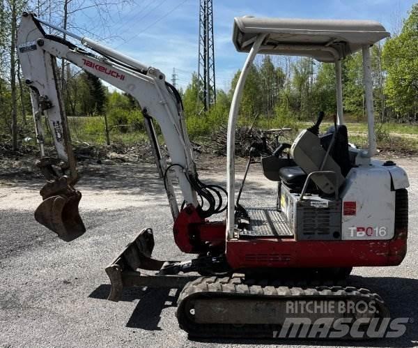 Takeuchi TB 016 Mini Excavators <7t (Mini Diggers)