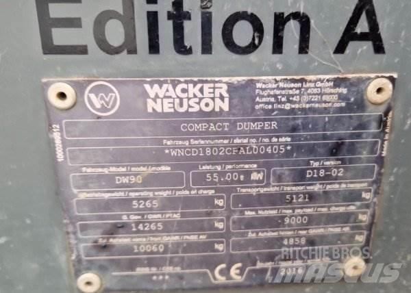 Wacker Neuson DW 90 Rigid dump trucks
