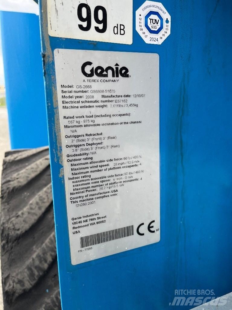 Genie GS 2668 RT Scissor Lifts