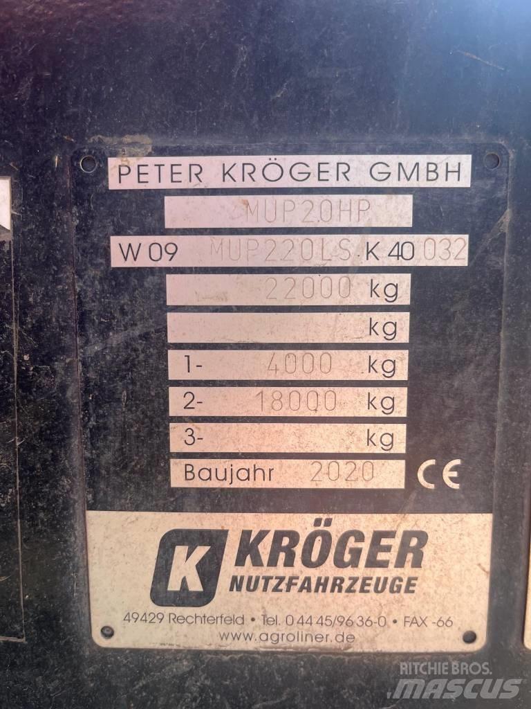 Kröger MUP 20 Tip Trailers