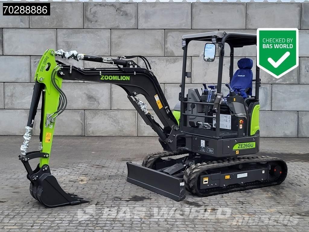 Zoomlion ZE26 GU Mini Excavators <7t (Mini Diggers)