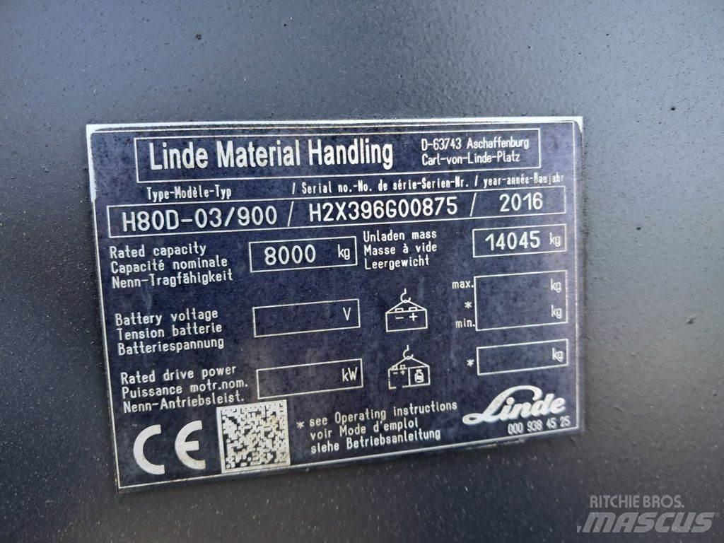 Linde H80D-03/900 Diesel Forklifts